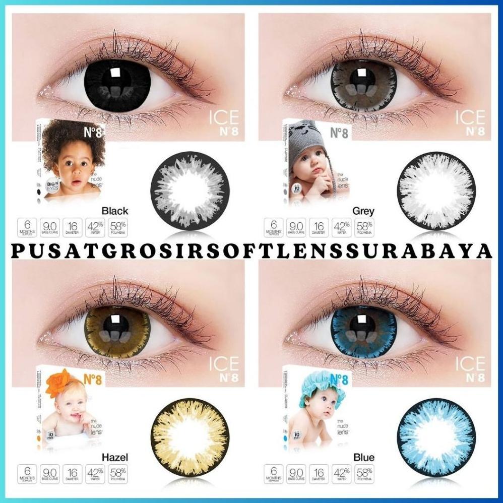 NEW (GROSIR) SOFTLENS X2 ICE N8 NO8 16 MM BIG EYES NORMAL GROSIR ///// SOFLEN / SOPLEN / SOFLENS / S