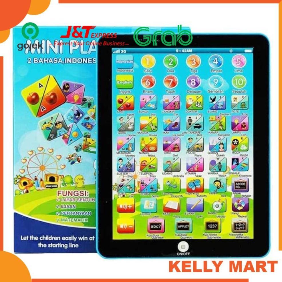 Stokready Mainan Edukasi Anak Playpad Mini 2 Bahasa Mainan Anak Edukasi Mini Playpad Anak Muslim 2 B