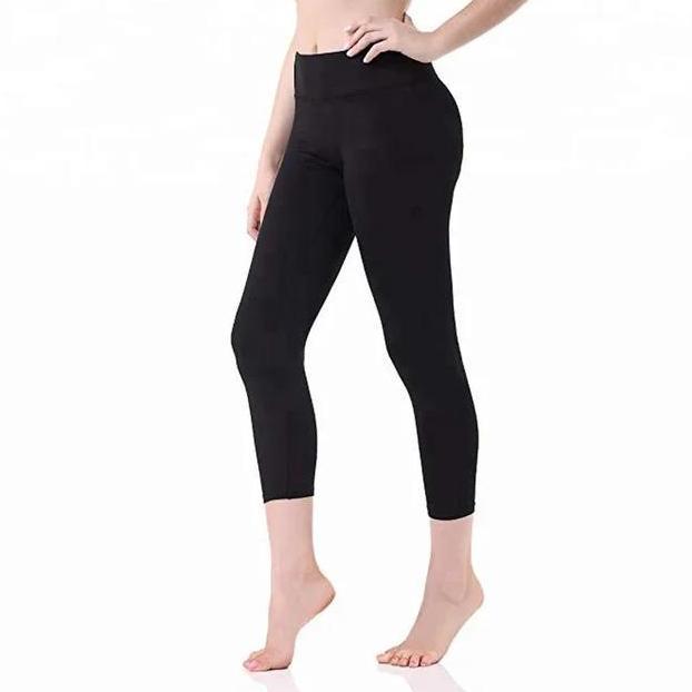 Behimee_ - Legging Panjang Wanita 7/9 Trendy | Legging Elastis 7/9 Melar Nyaman Spandex Celana Hitam