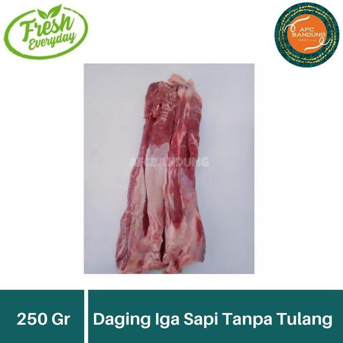 Carne- Daging Iga Sapi 250Gr Tanpa Tulang Beef Brisket Non Bone 250Gr