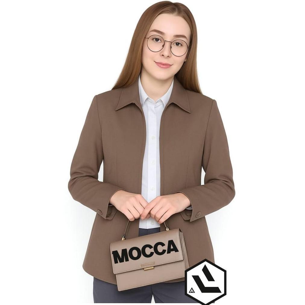 ORIGINAL JAKET WANITA SEMI JAS BLEZER JAKET FORMAL KERJA KANTOR WANITA M-6XL  JASKET BLAZER SEMI JAS
