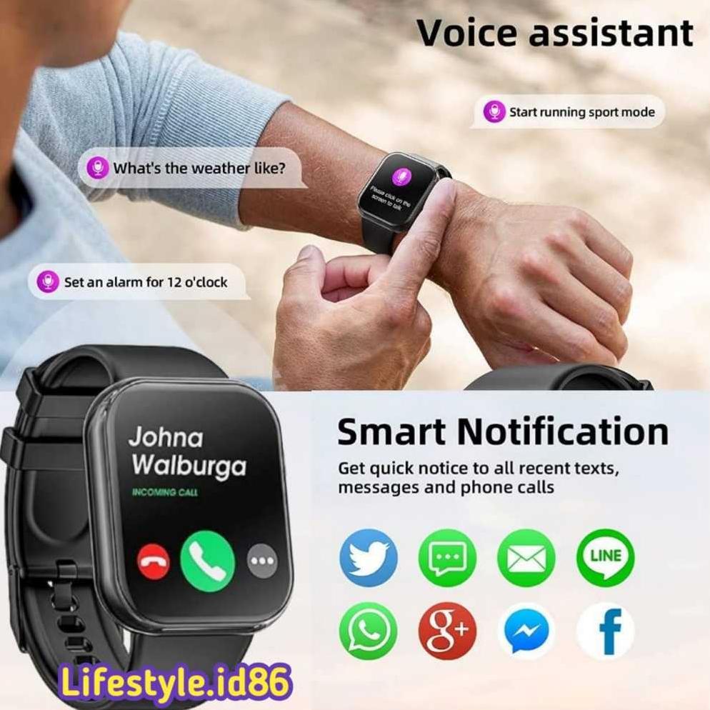 sale [ COD ]Jam Tangan Hp Android pro Full menu touchscreen smartwatch imo series 55 heart monitor k
