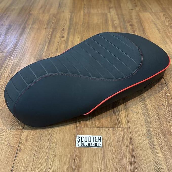 Jok Single Seat Virtu Model Sprint Carbon Vespa Sprint Primavera