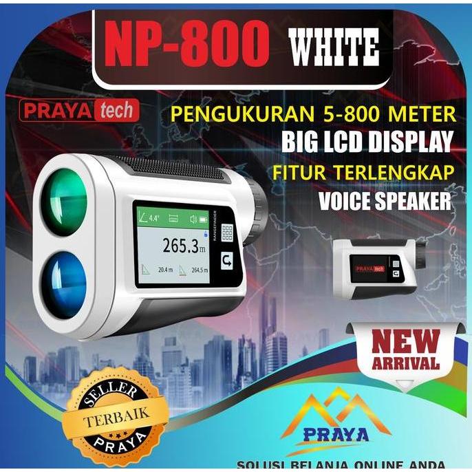PRAYATECH RANGEFINDER LASER TEROPONG UKUR JARAK RANGE FINDER DIGITAL ORIGINAL DAN TERPERCAYA