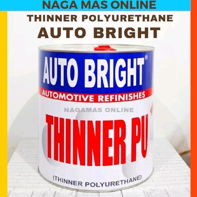 BEBAS ONGKIR - AUTO BRIGHT THINNER PU 5 LTR PENGENCER CAT OTOMOTIVE / THINNER POLYURETHANE AUTOBRIGH