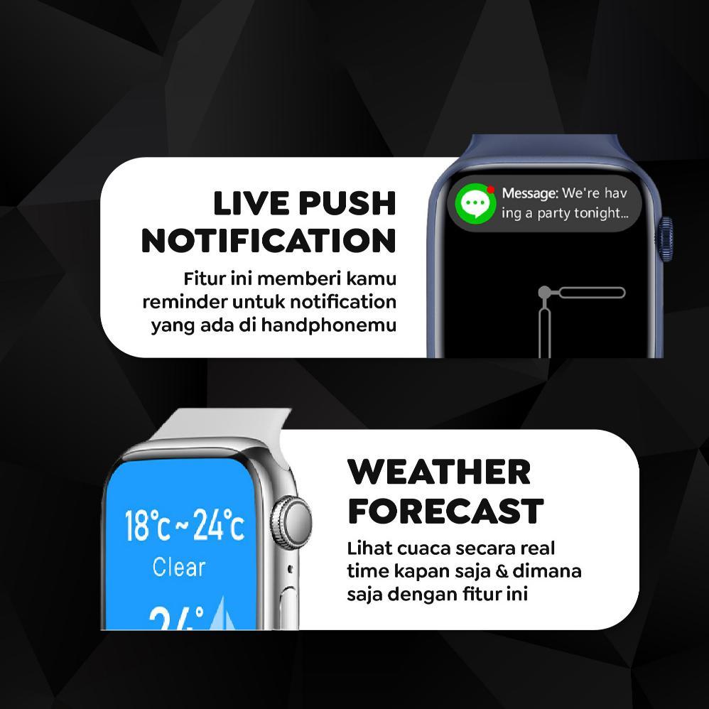 BESTPROMO 100% ORILDS WATCH SERIES 10 SMART WATCH 10 45MM IP68 TAHAN AIR SMARTWATCH BLUETOOTH OLAHRA