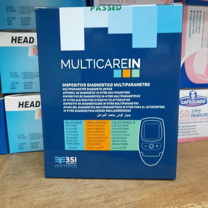 alat multicare in Cholesterol, trigliserida dan gula
