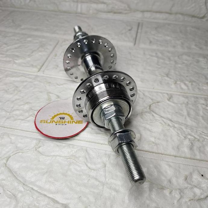 Hub Belakang 40H POLO Drat Untuk Gir Freewheel Single 1 speed Sepeda Onthel 28 Ontel 26x1 3/8 Jengki