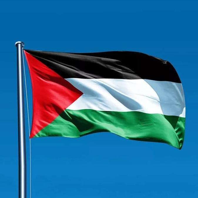 Bendera Palestina Palestine Flag Besar 90x150 cm Polyster