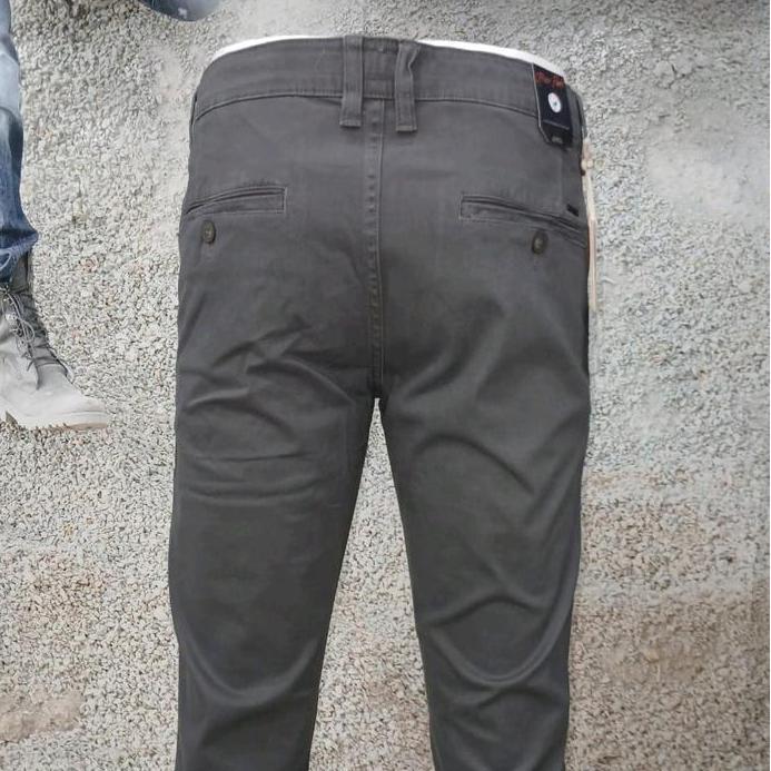 CELANA CARDINAL CASUAL OFFICER SLIMFIT WARNA ABU