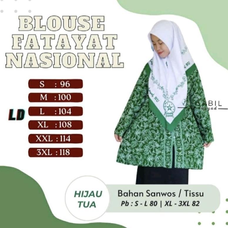 BEST SELLER SERAGAM NU SERAGAM FATAYAT BLUES FATAYAT