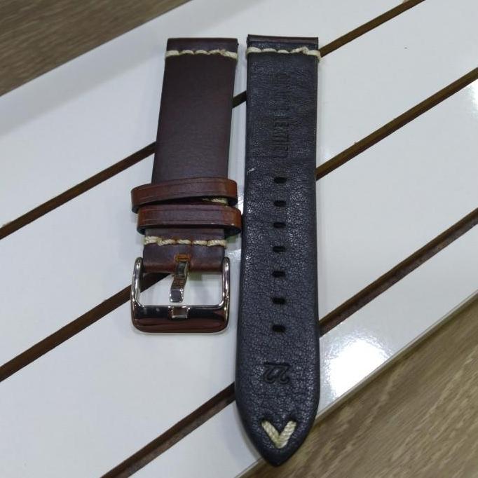 Tali Jam Tangan Police Timberland Nautica Fossil Kulit Asli Strap Jam