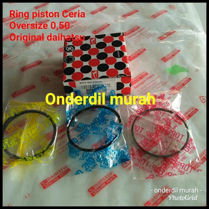 TERLARIS RING PISTON DAIHATSU CERIA ORIGINAL 