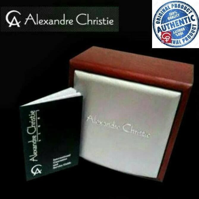 JAM TANGAN WANITA ALEXANDRE CHRISTIE AC2836 AC 2836 BLACK STEEL JAM ORIGINAL