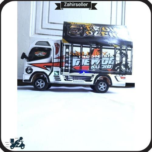 Terlaris Miniatur Truk Oleng Kayu Ful Lampu Kelap Kelip Best Price