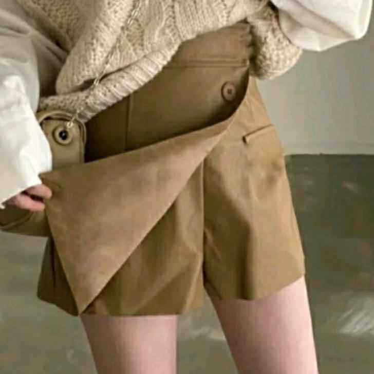 Korean Miniskirt Rok Celana Pendek Wanita | Hotpants Celana Rok Wanita Jumbo