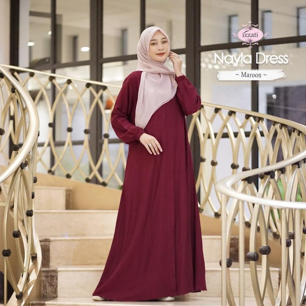 BEST SALE Gamis Nayla Daily Series By Izzati Muslimah