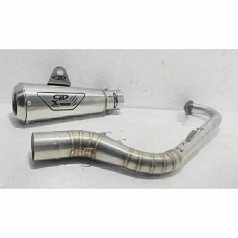 Promo  Knalpot Cld X Monster/Laser Inlet 38 Beat Karbu Mio Vario Scoopy Nmax Aerox