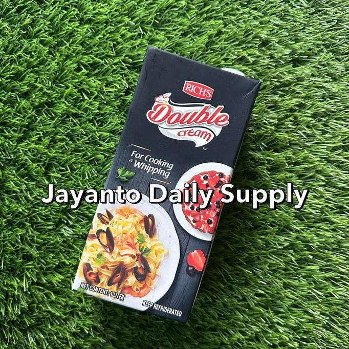 Cod,Sajabisa- Rich'S Double Cream 1L / Cooking Cream & Whipping Cream Richs - Halal