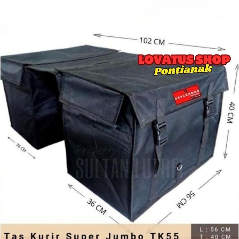 Tas Kurir Motor JUMBO Tas Obrok Pos Kurir Keranjang Motor