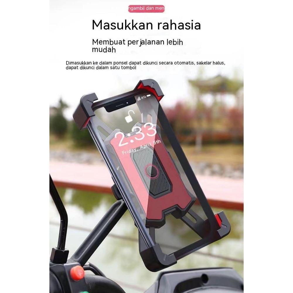 Bergaransi Holder Hp Sepeda Motor /Stand Phone Holder Motor/Bicycle Holder Hp/Holder Hp Motor/Holder