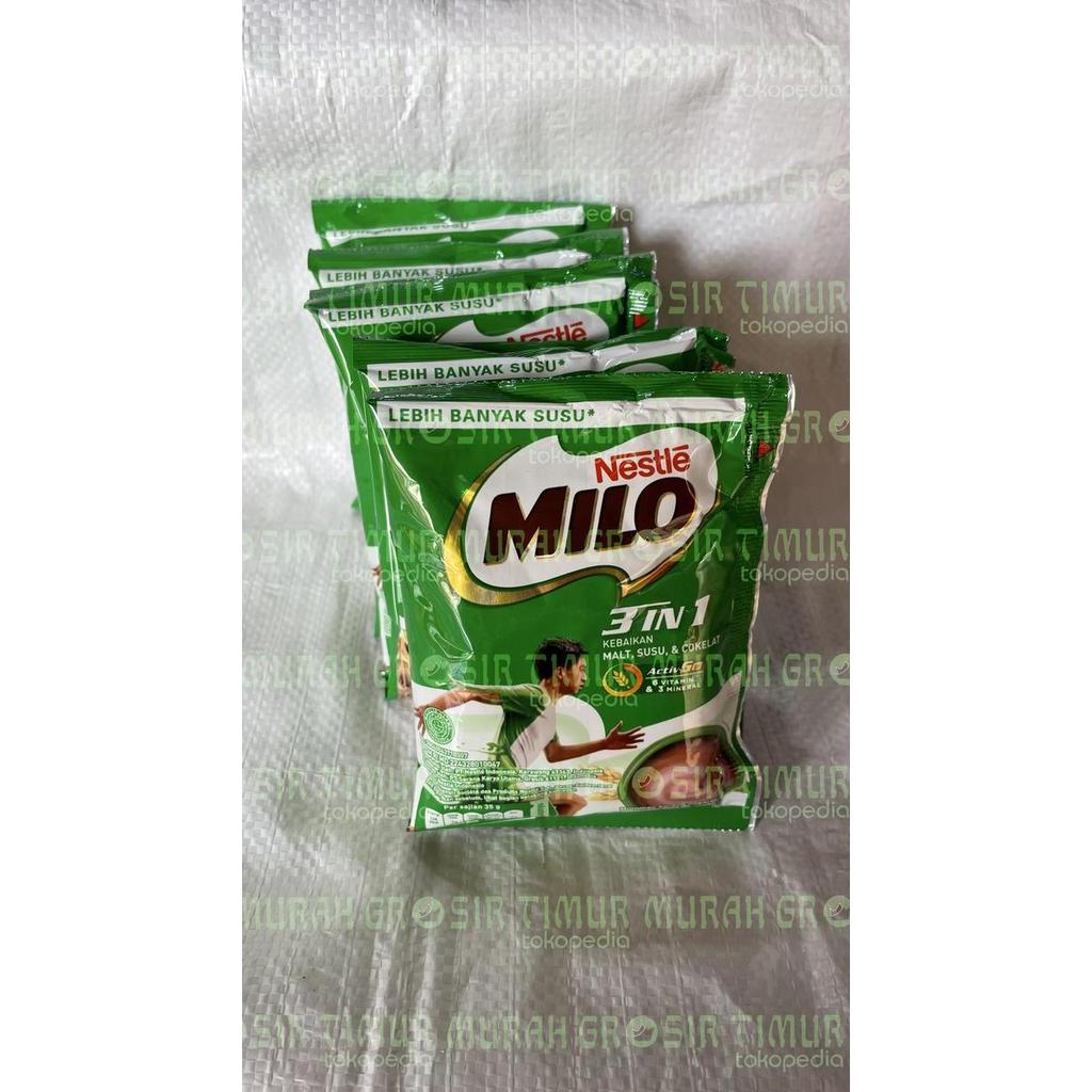 Cod,Sajabisa- Milo 3 In1 Sachet Renceng