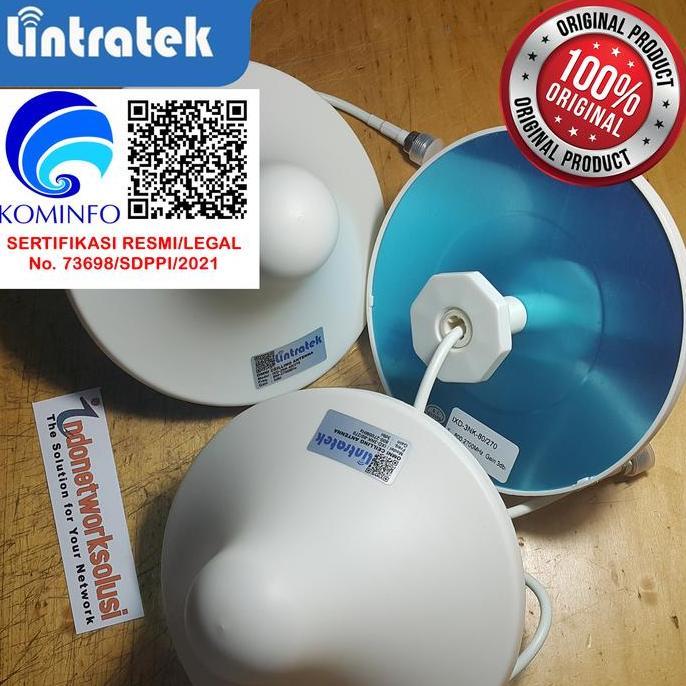 Lengkapsudah- Antena Omni Indoor Jamur Ceiling Untuk Repeater G 3G 4G Lintratek