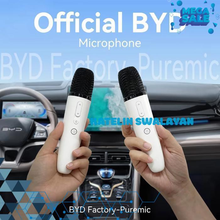 WIRELESS MIC KARAOKE MOBIL BYD DENZA JAECOO - PUREMIC Q1 PLUG & PLAY PALING MURAH