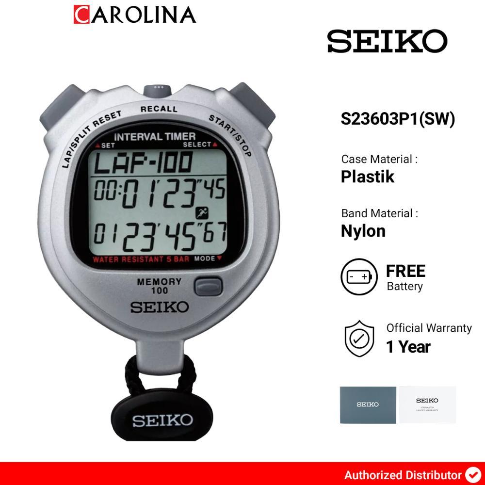 Stopwatch SEIKO Digital S23603P1(SW) 100 Lap Memory
