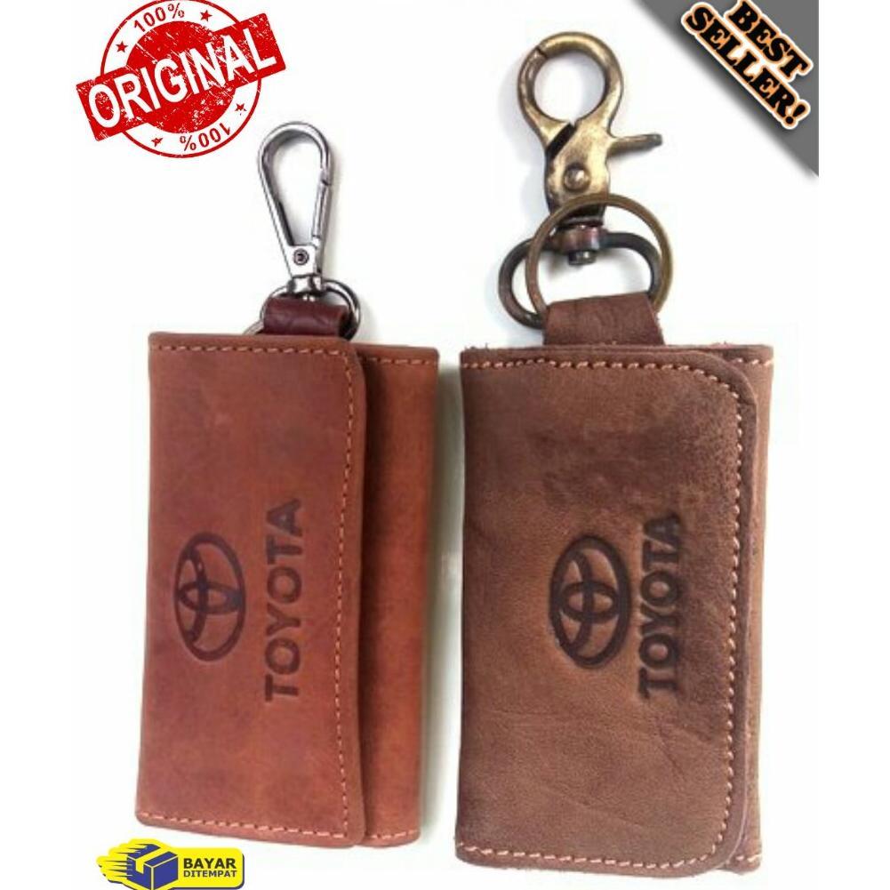 Dompet STNK Mobil 100% Kulit Asli  Gantungan Kunci Mobil Mewah  Dompet STNK Mobil Toyota