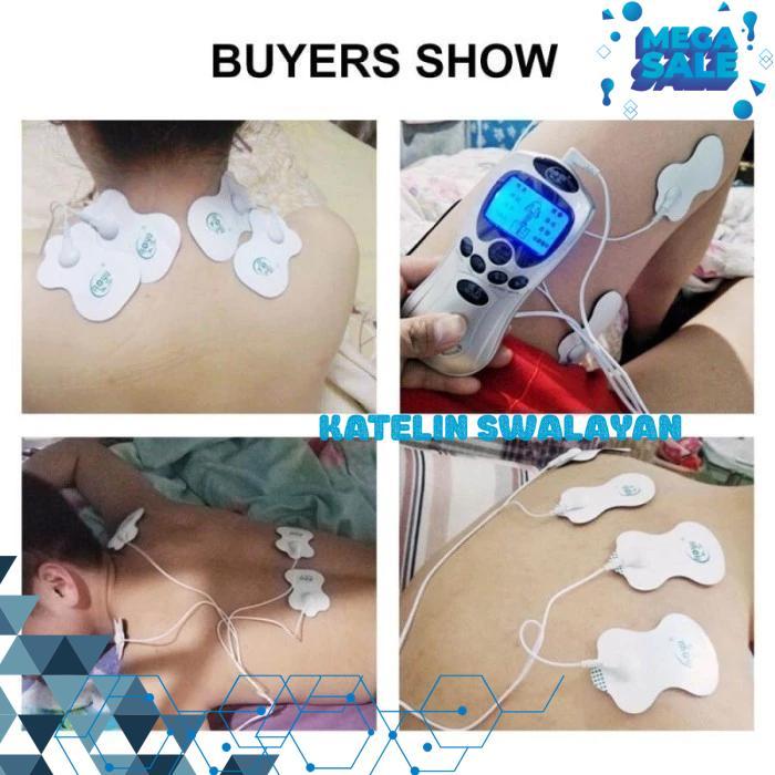 GEL PAD ELEKTRODA TERAPI TENS (SEPASANG) - BANTALAN PIJAT EMS DIGITAL PAKET HEMAT