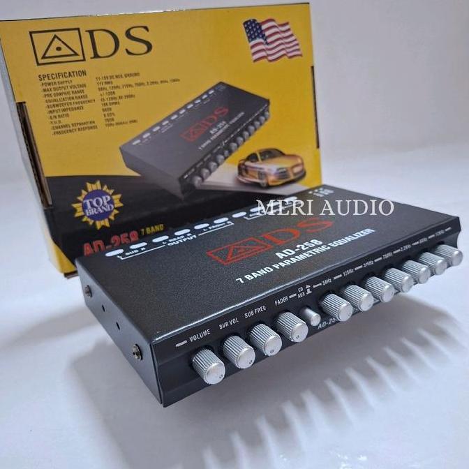 Pream Parametrik ADS AD 258 Parametrik Equalizer Audio Sound System ADS AD 258
