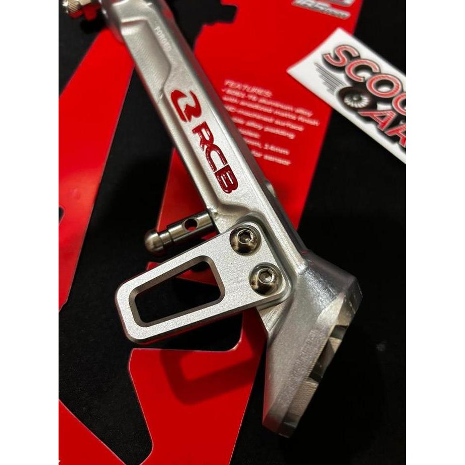 STANDAR SAMPING RCB FORGED ALLOY SIDE STAND 185mm BEAT VARIO SCOOPY DLL