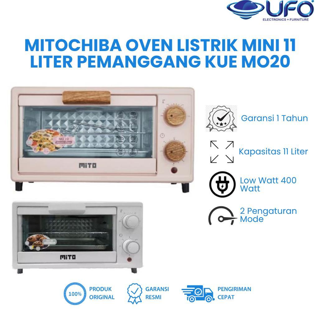 Mitochiba Oven Listrik Mini 11 Liter Pemanggang Kue MO20 Diskon