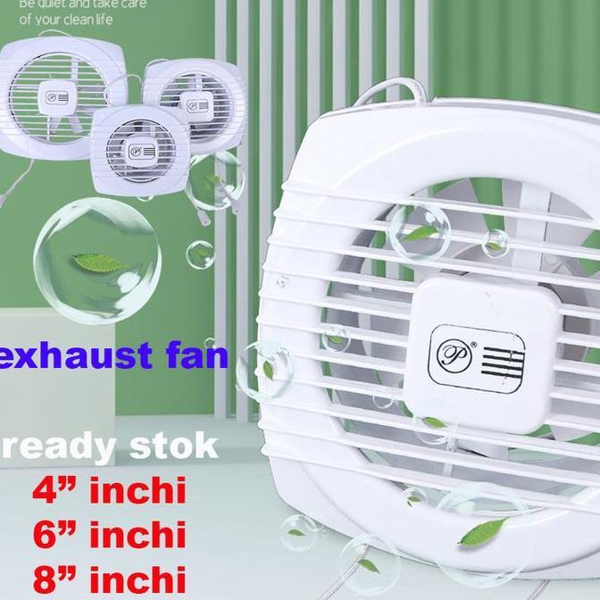 Air Blower exhaust fan model TARIK kipas ventilasi kamar mandi dapur penghilang bau knalpot volume u