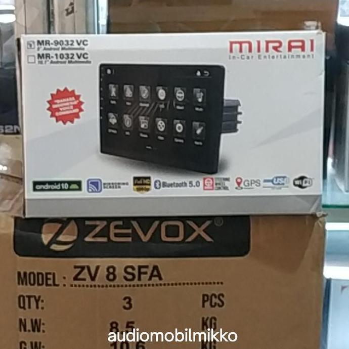 Head unit android MIRAI MR-9032 - 9 & 10 inch - Ram 2/32 - Mirai mr9032vc - Mirai mr9032 vc
