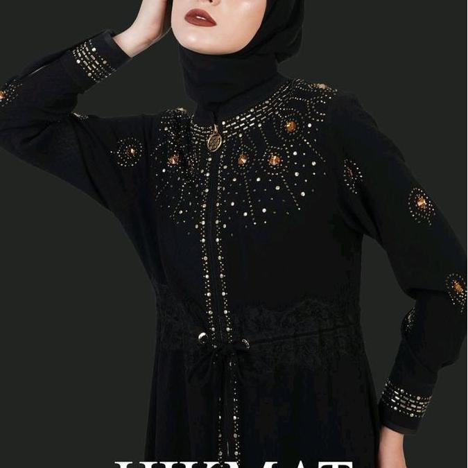 Shukyo- [New] A6364 - Gamis Abaya Hikmat Fashion