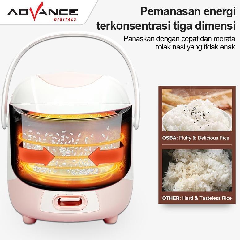 CUCI GUDANG Advance magic com G-06 rice cooker 0.6 liter rice cooker mini rice cooker low watt magic