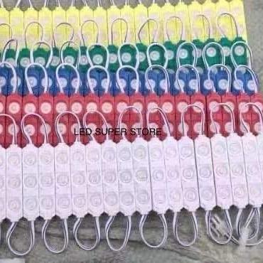 [100PC] LED MODULE 220V SAMSUNG 7416 3 MATA PUTIH | MODUL 3LED ORIGINAL DAN TERPERCAYA