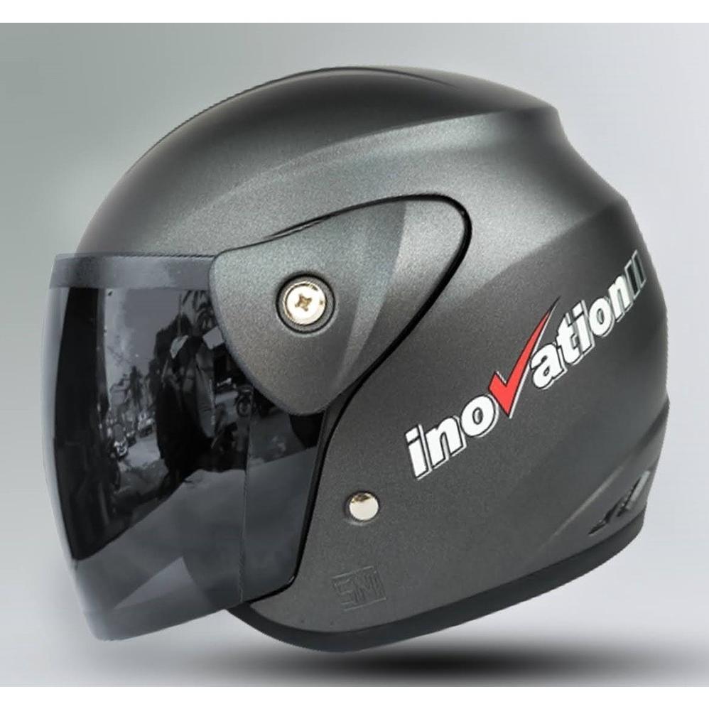 NEW HELM GM EVOLUTION POLOS  UKURAN M , L COCOK UNTUK PRIA DAN WANITA DEWASA  SNI ( COD )