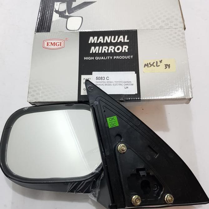 Spion Set Avanza Lama Xenia Lama Vvti Kiri (L/H) Manual Chrome Emgi
