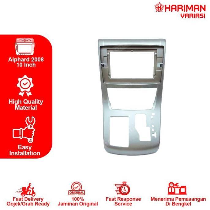 HARGA DISC - Frame Headunit Android Toyota Alphard 2008 10 Inch