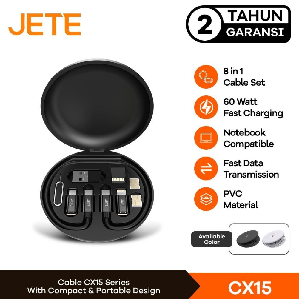 JETE CX15 Kabel Data HP 8in1 JETE CX15 60 Watt Output 3A - Garansi 2TH