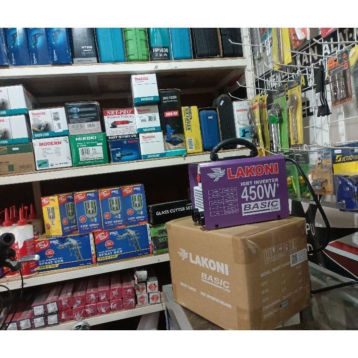 Mesin Las Lakoni Basic 450 Watt Travo Las Lakoni Inverter 450Watt