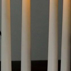 6Pcs Lilin Led - Lilin Panjang Lampu Elektrik Lilin - Lilin Lampu