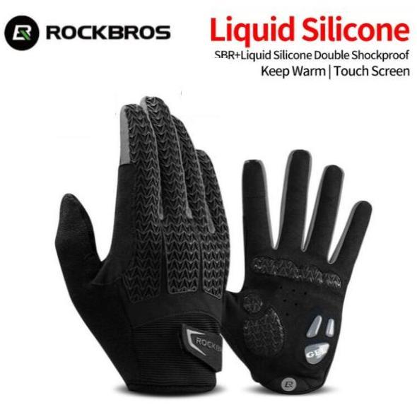Sarung Tangan Sepeda mtb Rockbros Roadbike Sepeda Lipat Full Gel