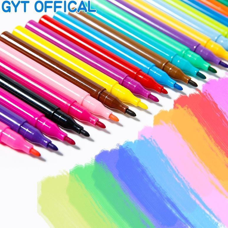new deals gyt set pena cat 150 anak kuas cat air krayon lilin tongkat alat lukis set perlengkapan se