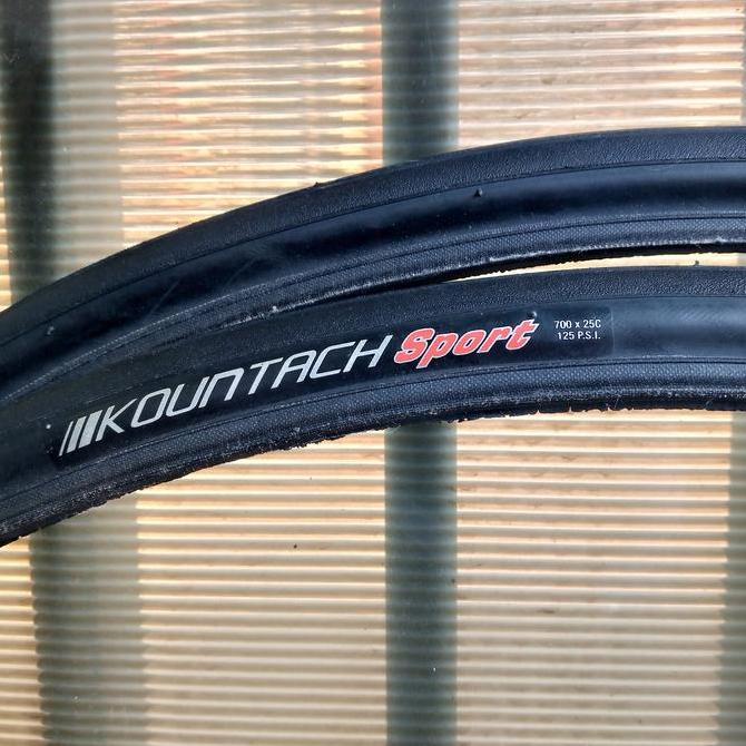 Ban luar kenda kountach 700x25c slick satuan
