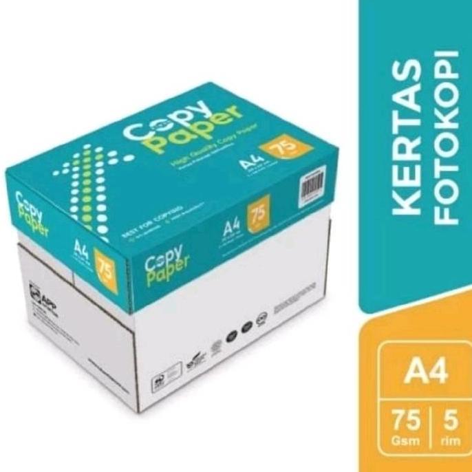 Eloffice- Kertas A4 75 Gram Copy Paper 1Box ( 5Ream)