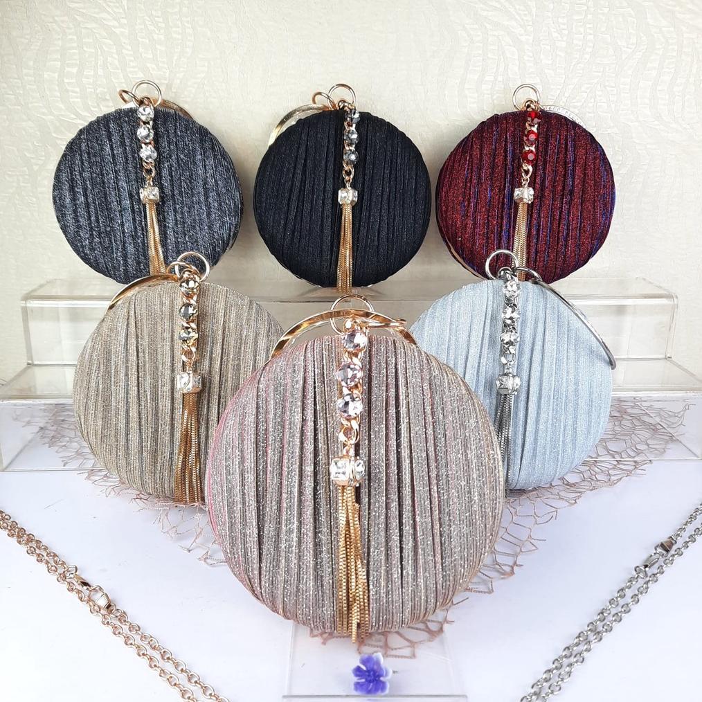 HOT SALE TAS PESTA BULAT IMPORT 3026